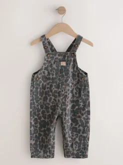 Next Denim Dungarees (3mths-7yrs) Animal Print Outlet