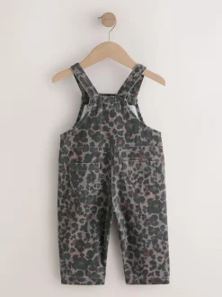 Next Denim Dungarees (3mths-7yrs) Animal Print Outlet