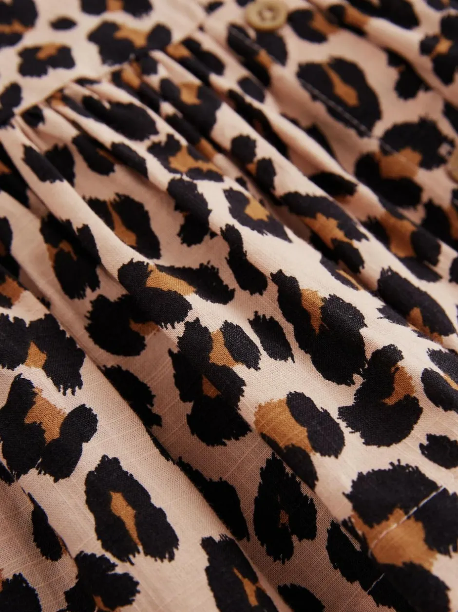 Next Short Sleeve Cotton Dress (3mths-8yrs) Animal Print Best