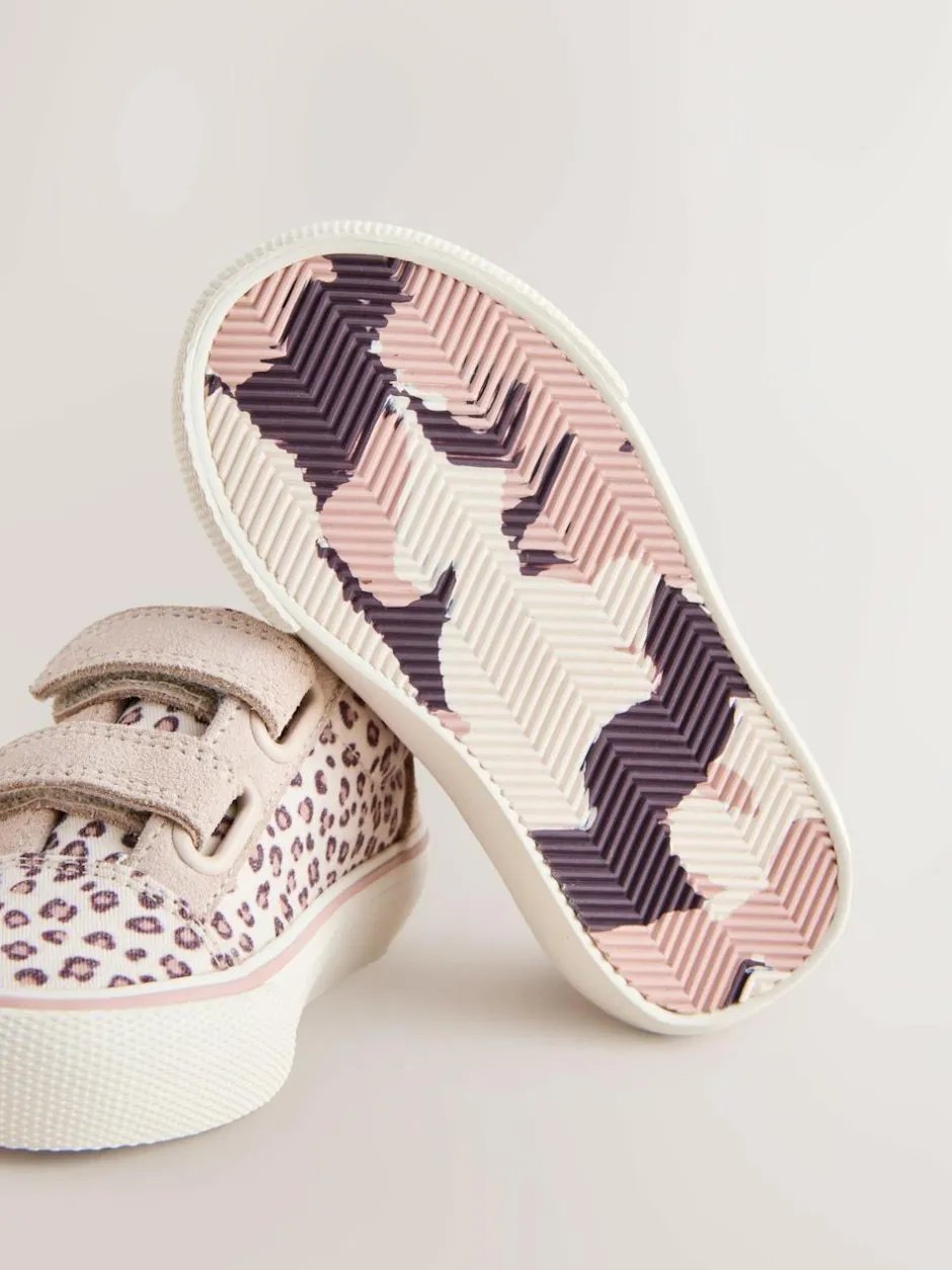 Next Standard Fit (F) Touch Fastening Trainers Animal Clearance