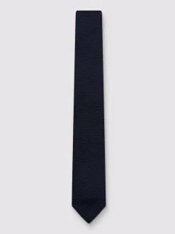 Antique Rogue Blue Knitted Tie New