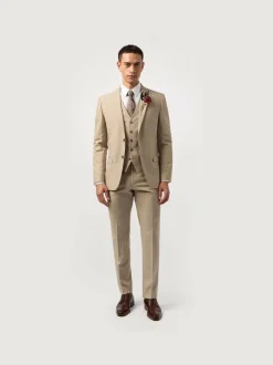 Antique Rogue Cream Slim Plain Jacket Best