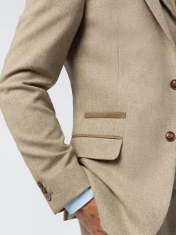 Antique Rogue Natural Herringbone Tweed Jacket Clearance