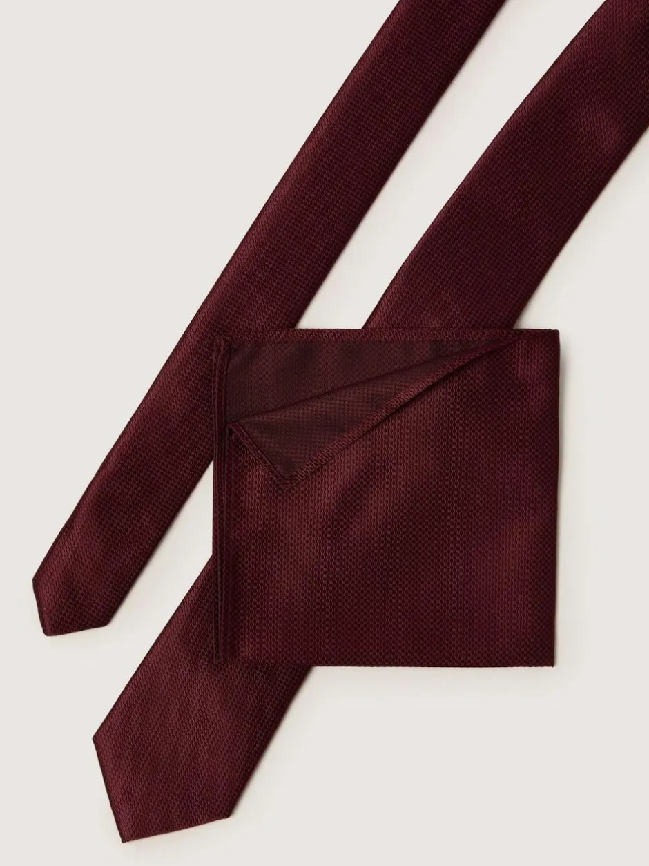 Antique Rogue Red Texture Tie