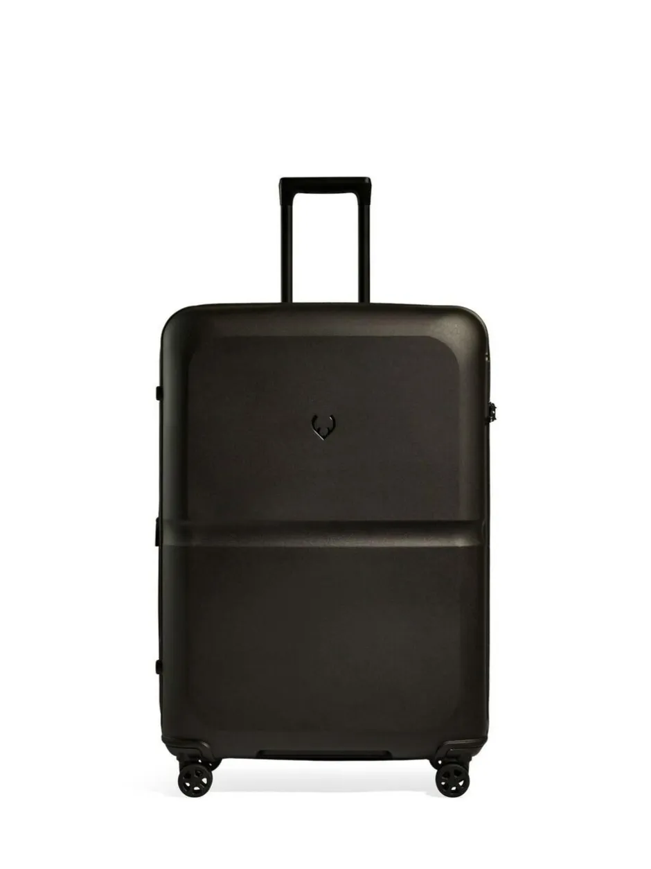 Antler Large Single Stripe Luggage Black