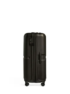 Antler Large Single Stripe Luggage Black