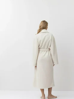 Aruelle Simone Full Length Textured Cream Robe Online
