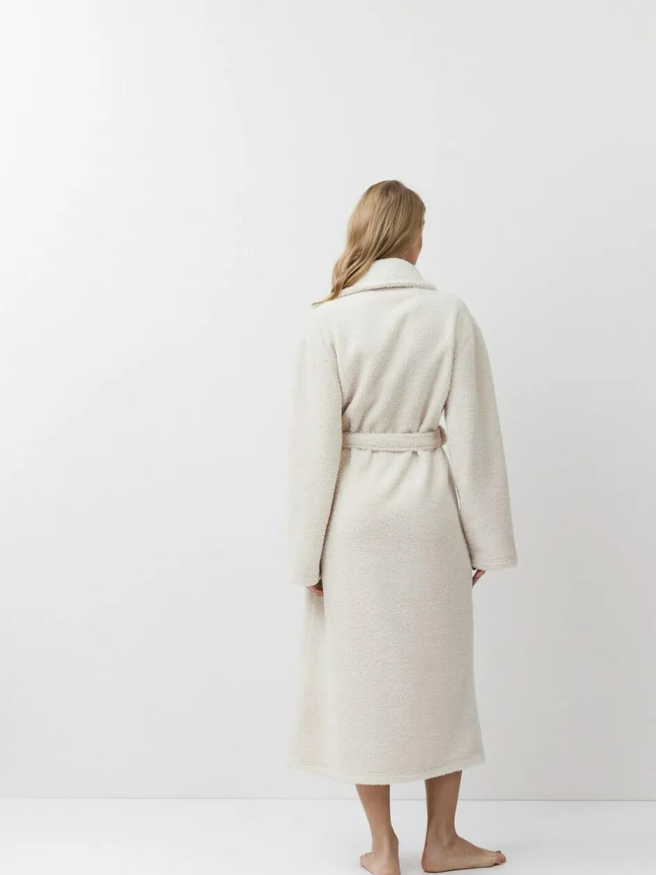 Aruelle Simone Full Length Textured Cream Robe Online