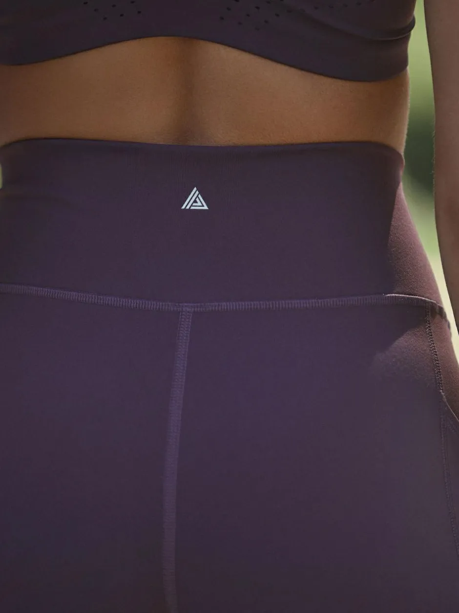 Next Active Sports Dry Tech Sculpting Leggings Aubergine Discount