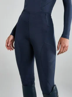 Aztec Diamond Full Seat Core Leggings Navy Discount