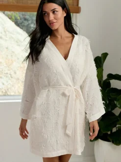 B by Ted Baker Feather Ivory Bridal Robe Hot