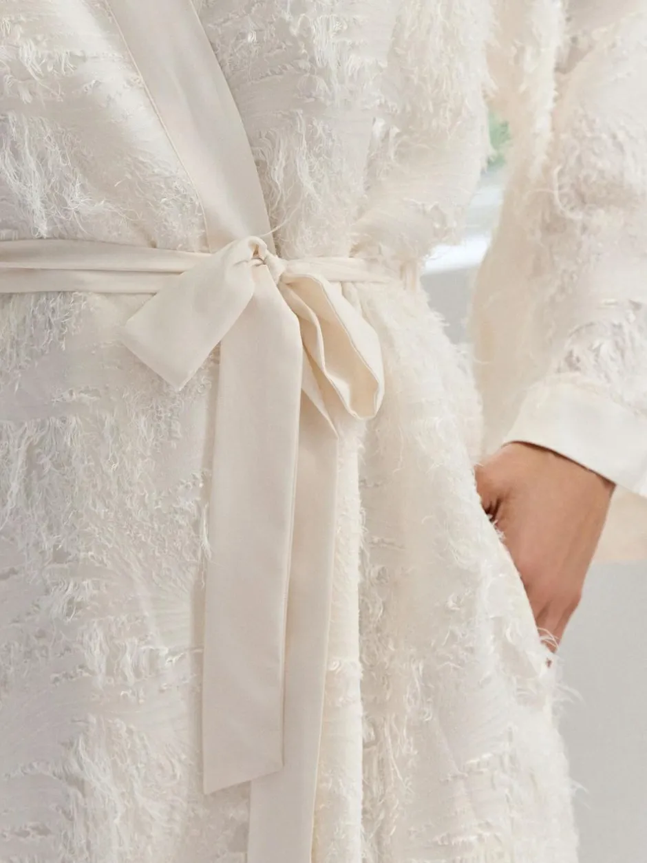 B by Ted Baker Feather Ivory Bridal Robe Hot