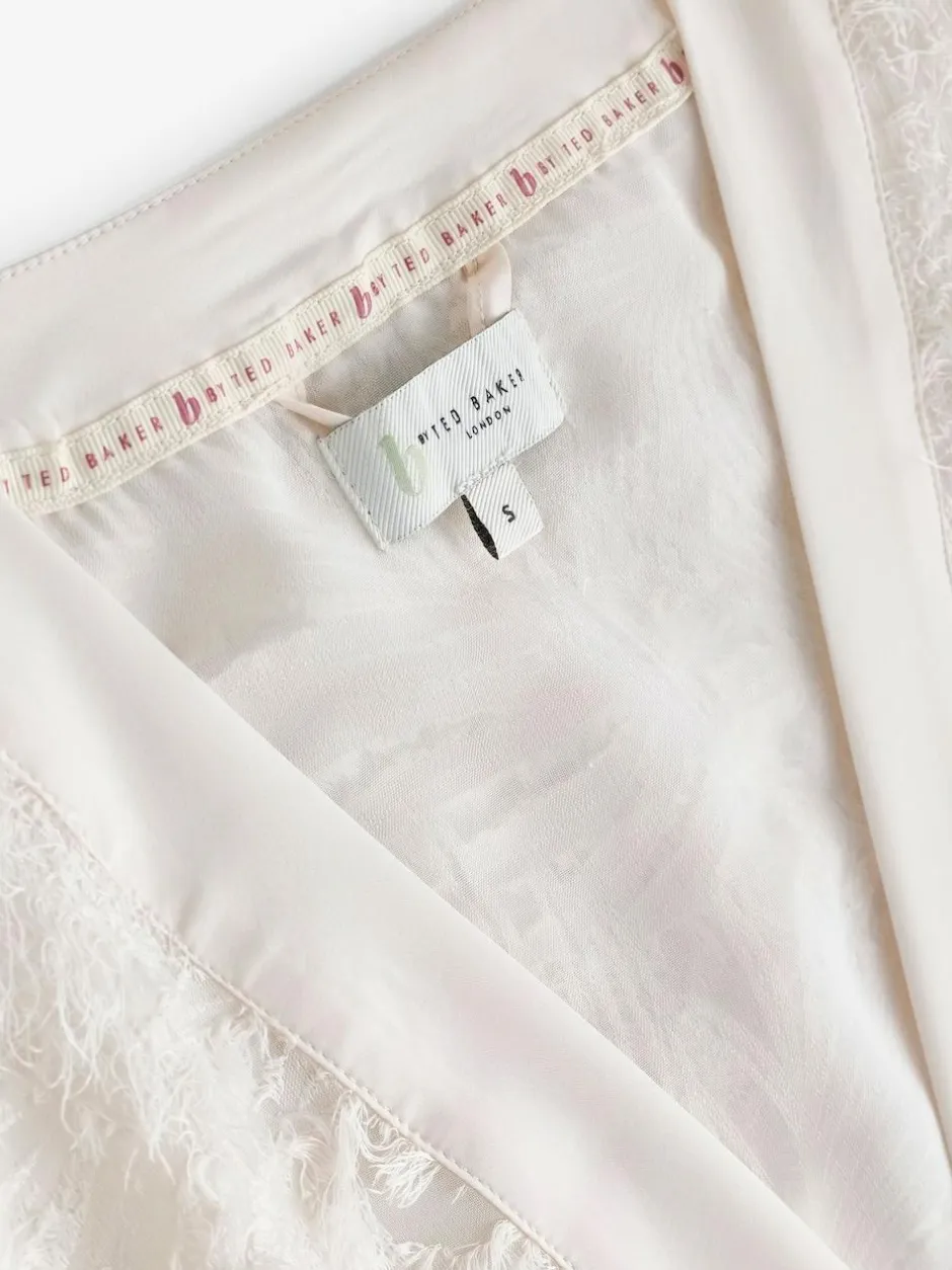 B by Ted Baker Feather Ivory Bridal Robe Hot