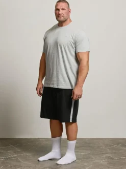 BadRhino Big & Tall Jersey Lounge Shorts Black Best