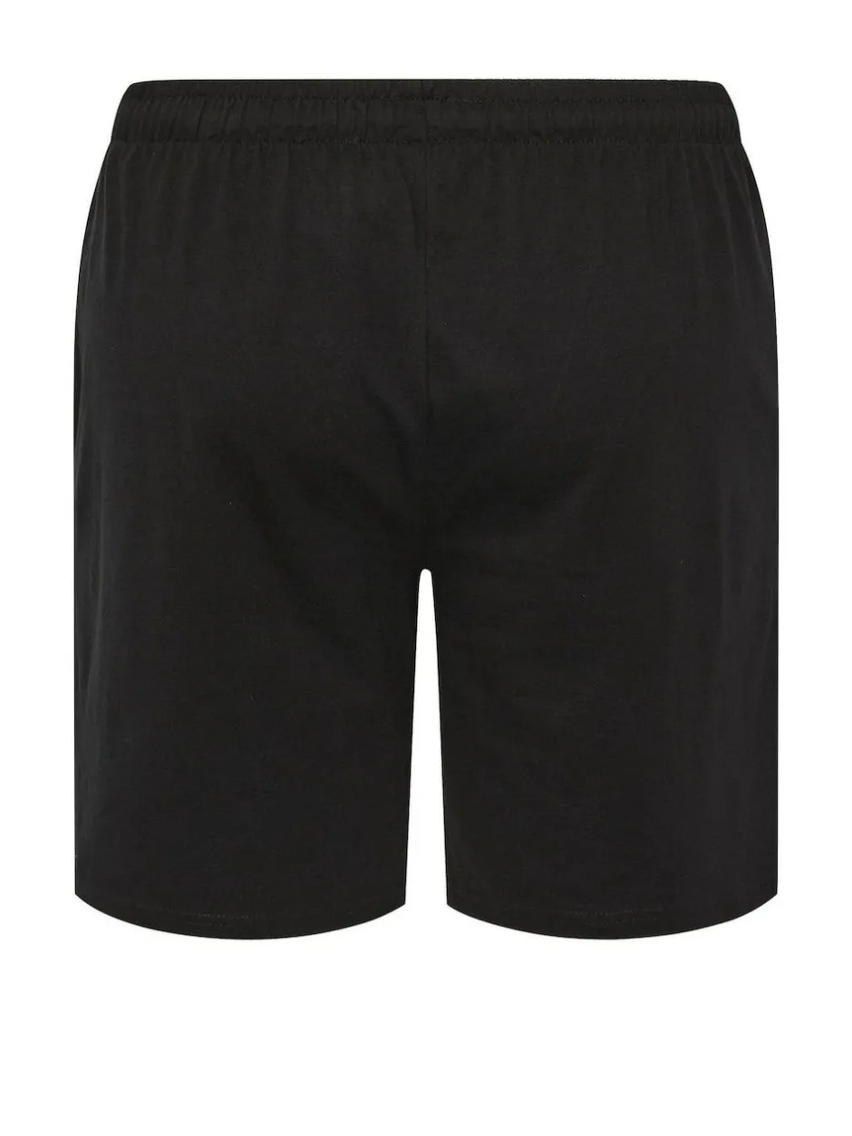 BadRhino Big & Tall Jersey Lounge Shorts Black Best