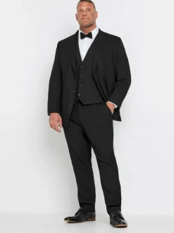 BadRhino Big & Tall Black Tailoring Suit Waistcoat Online