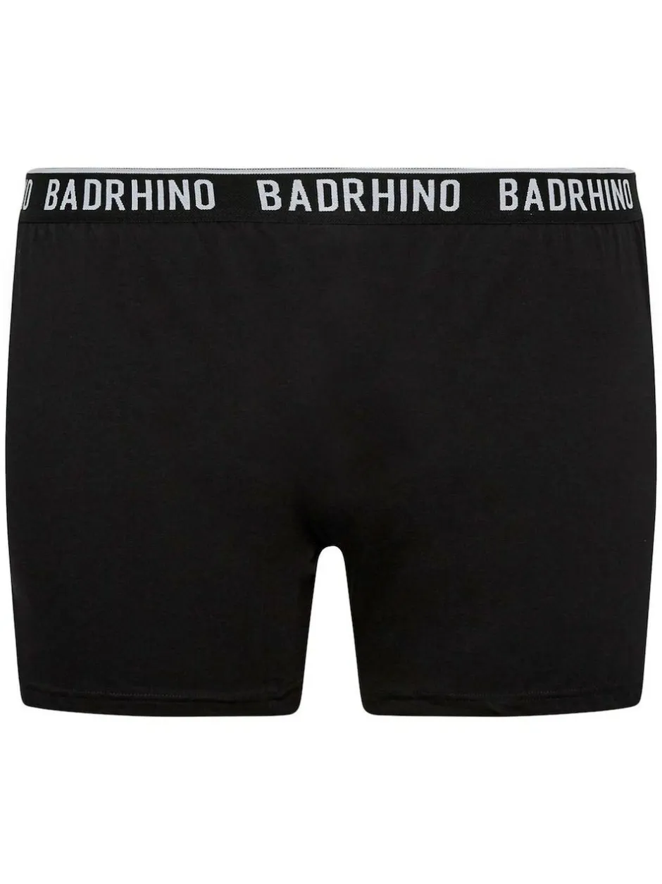 BadRhino Big & Tall Boxers 5 Packs Black