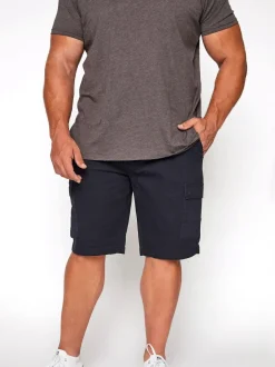 BadRhino Big & Tall Stretch Cargo Shorts Blue Discount