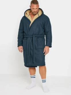 BadRhino Big & Tall Waffle Borg Robe Blue Online