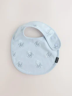 Baker by Ted Baker 2 Pack Blue Baby Bibs Clearance