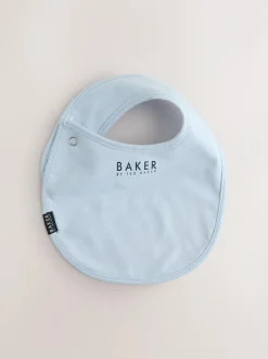 Baker by Ted Baker 2 Pack Blue Baby Bibs Clearance