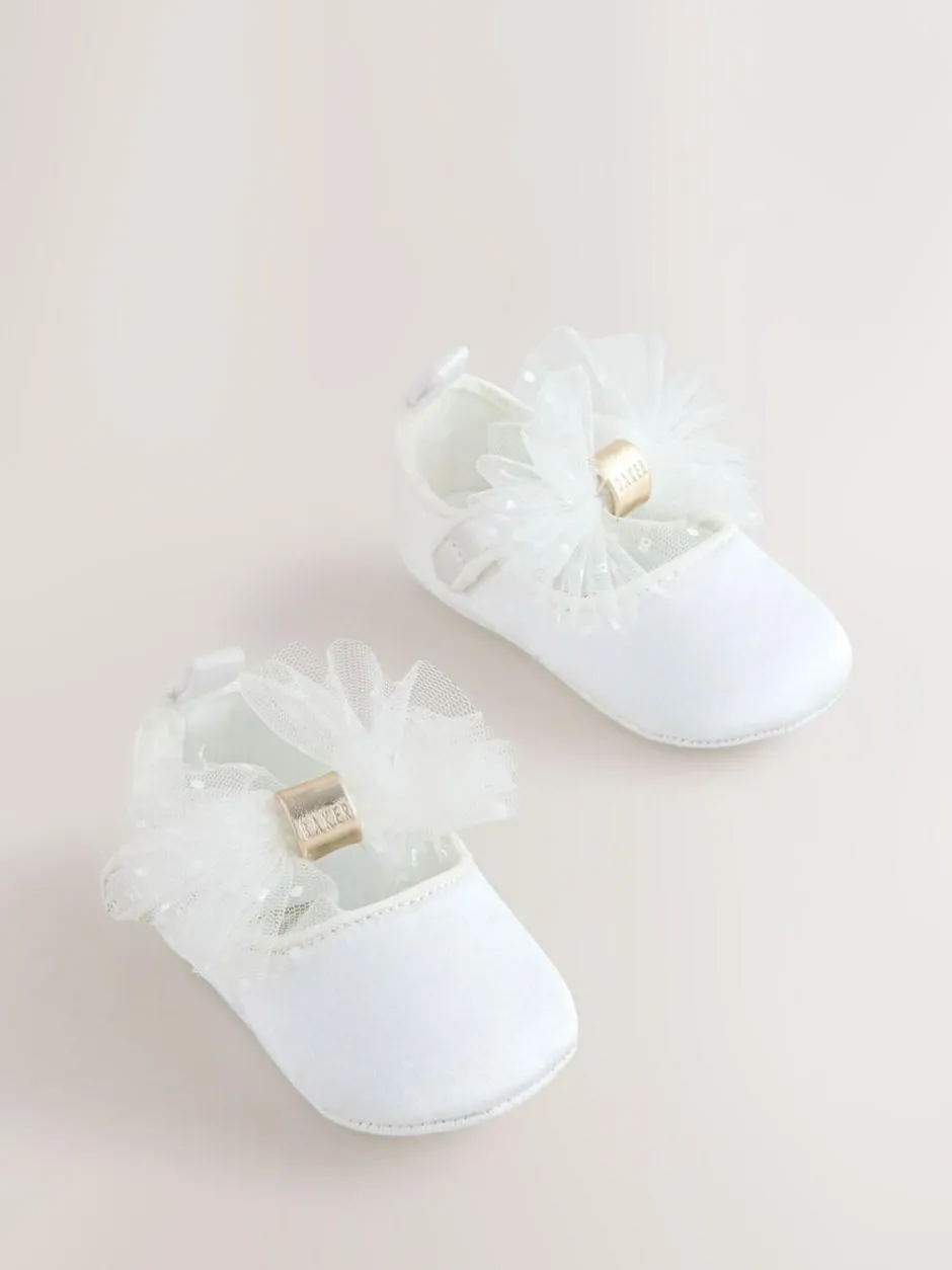 Baker by Ted Baker Baby Girls Padders Shoes With Bow Outlet