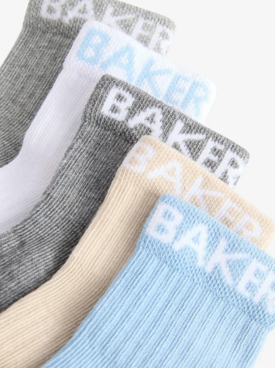Baker by Ted Baker Baby Socks 5 Pack Multi New