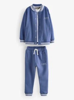Baker by Ted Baker Blue 100% Cotton Varsity 3 Piece Set