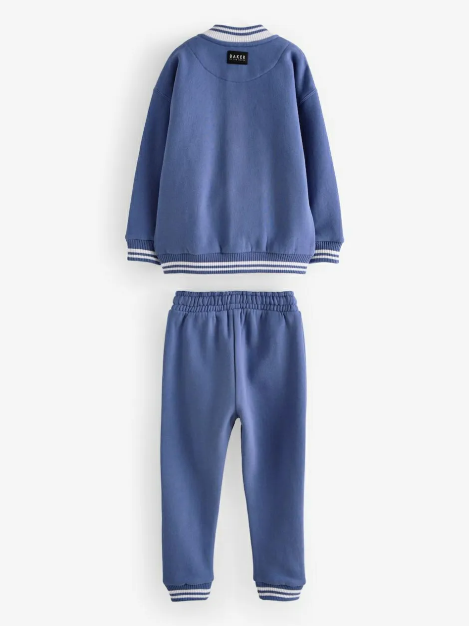 Baker by Ted Baker Blue 100% Cotton Varsity 3 Piece Set