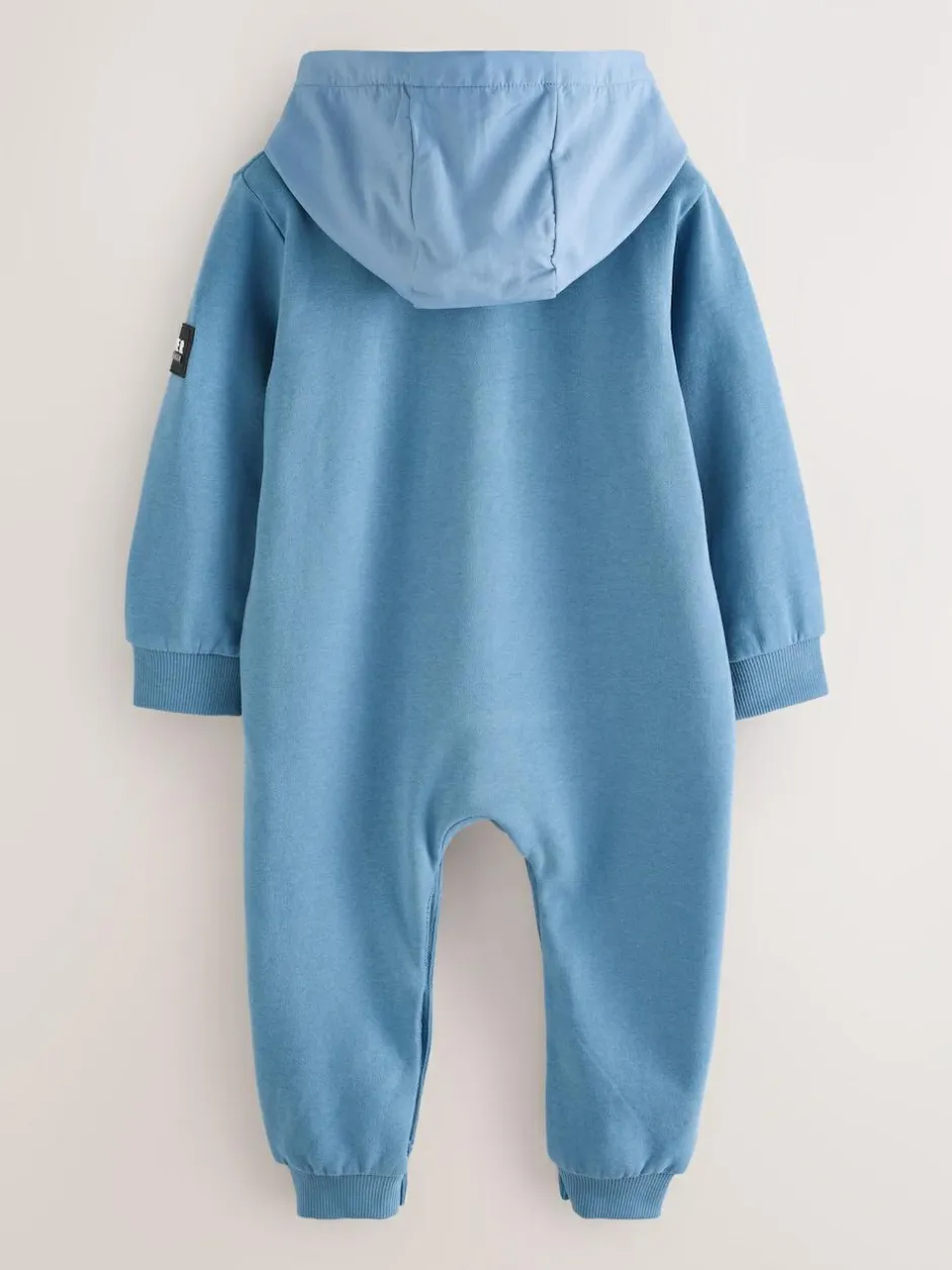 Baker by Ted Baker Blue Hooded Romper Outlet