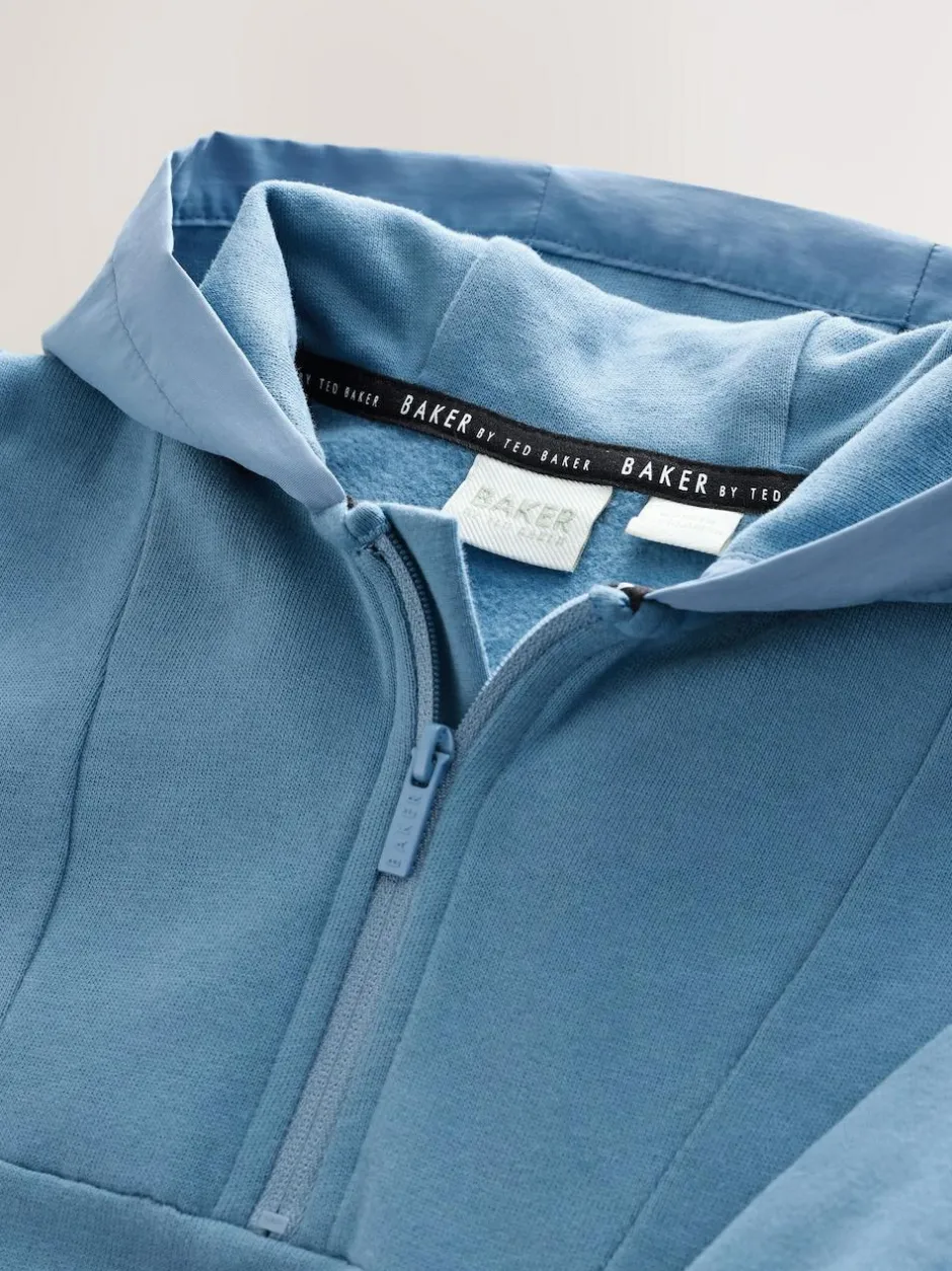 Baker by Ted Baker Blue Hooded Romper Outlet