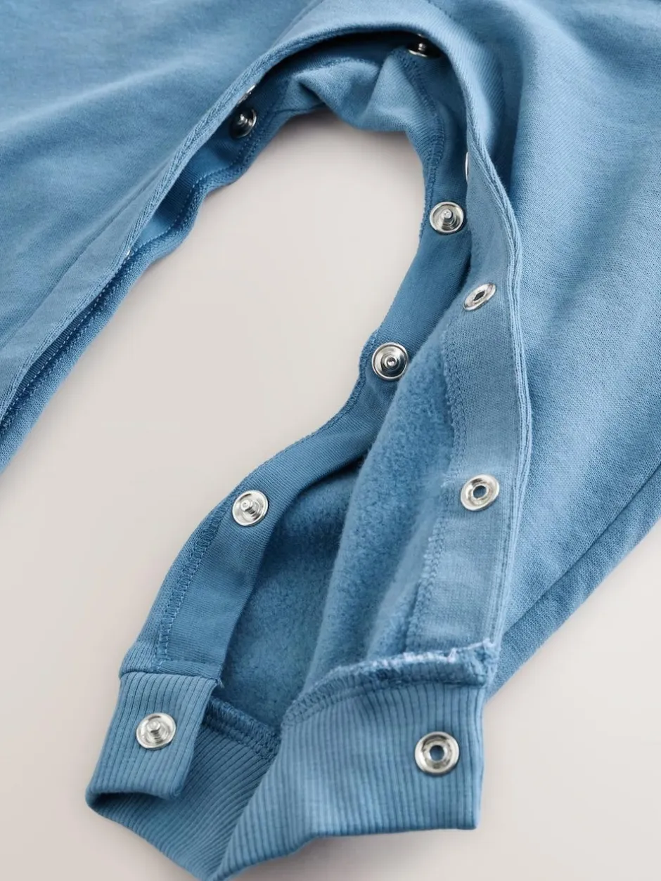 Baker by Ted Baker Blue Hooded Romper Outlet