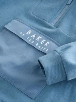 Baker by Ted Baker Blue Hooded Romper Outlet