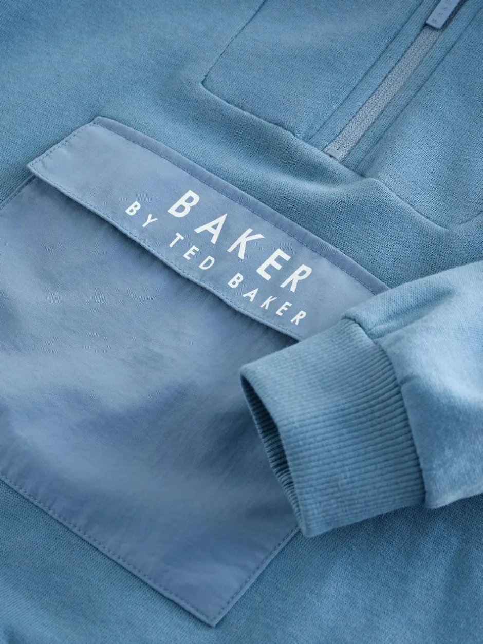 Baker by Ted Baker Blue Hooded Romper Outlet