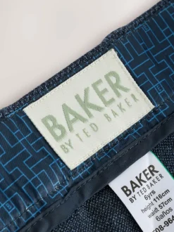 Baker by Ted Baker Blue Jersey Suit Trousers Sale
