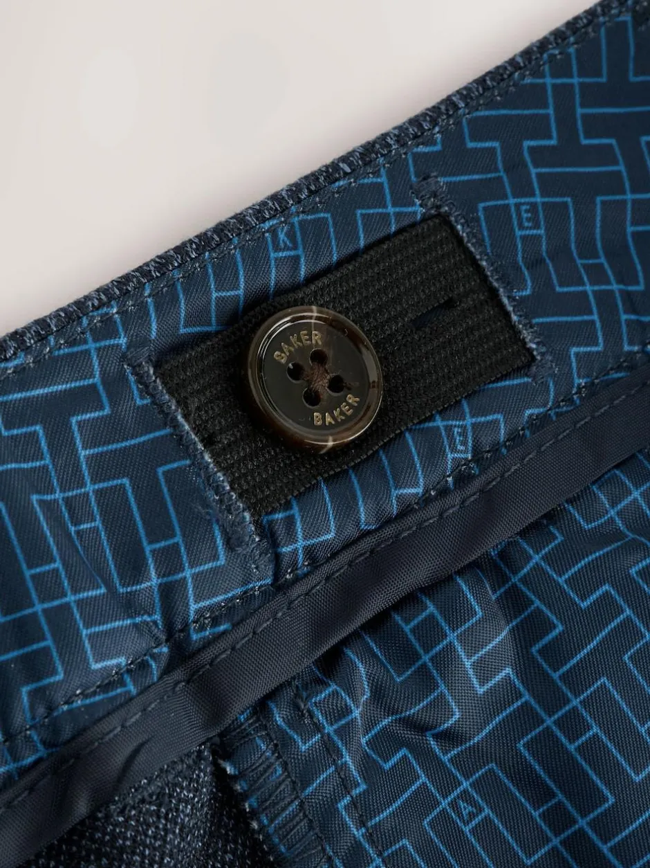 Baker by Ted Baker Blue Jersey Suit Trousers Sale