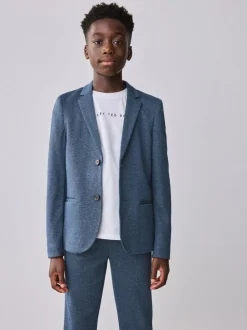 Baker by Ted Baker Blue Jersey Suit Jacket Hot