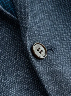 Baker by Ted Baker Blue Jersey Suit Jacket Hot