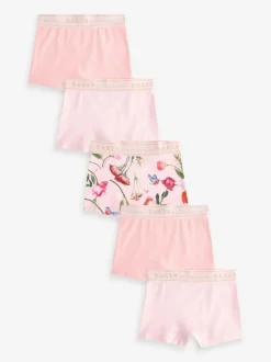 Baker by Ted Baker Boxer 5 Pack Pink Hot