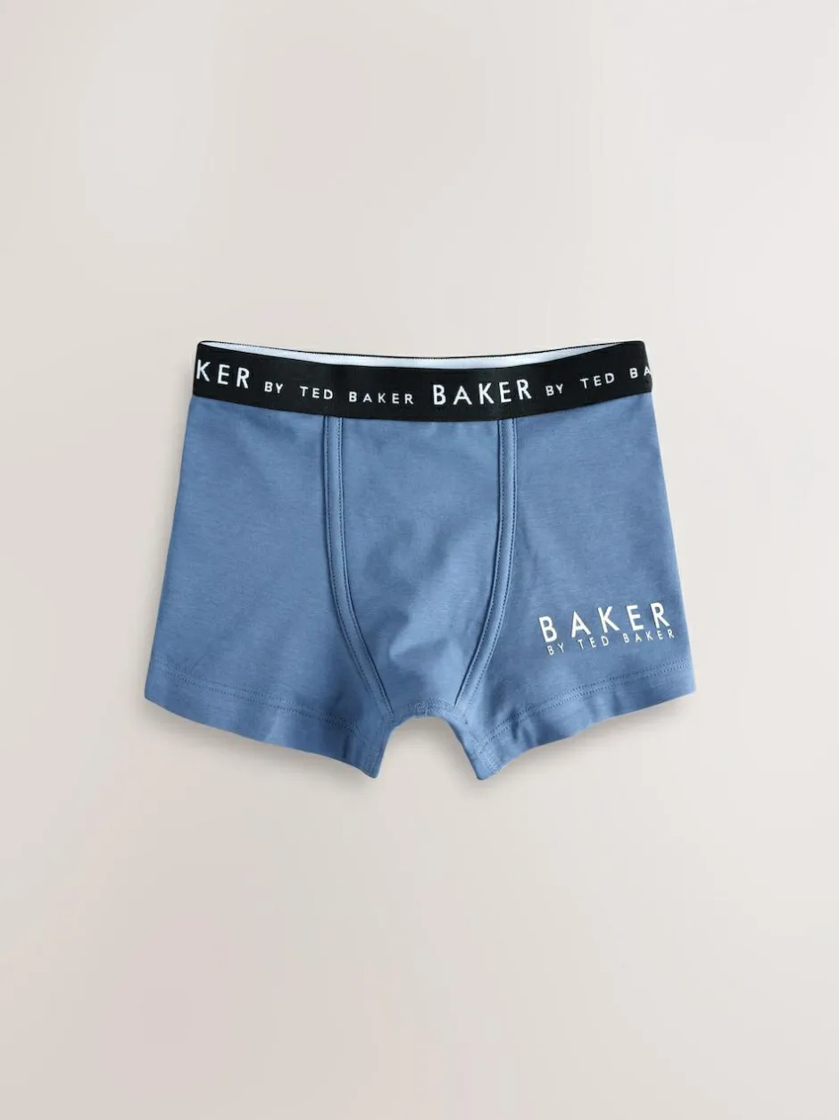 Baker by Ted Baker Boys Boxers 5 Pack Red Discount