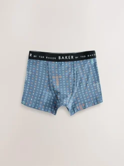 Baker by Ted Baker Boys Boxers 5 Pack Red Discount