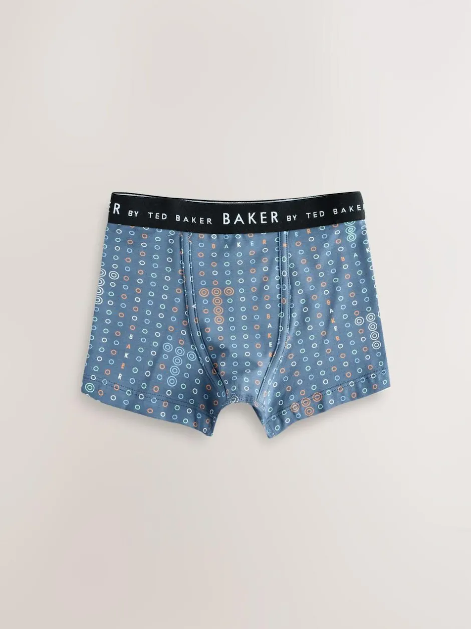 Baker by Ted Baker Boys Boxers 5 Pack Red Discount