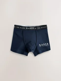 Baker by Ted Baker Boys Boxers 5 Pack Red Discount