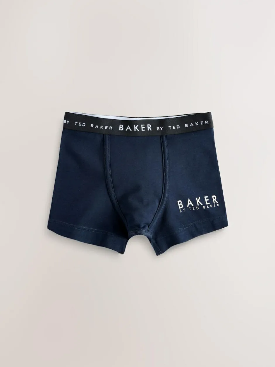 Baker by Ted Baker Boys Boxers 5 Pack Red Discount