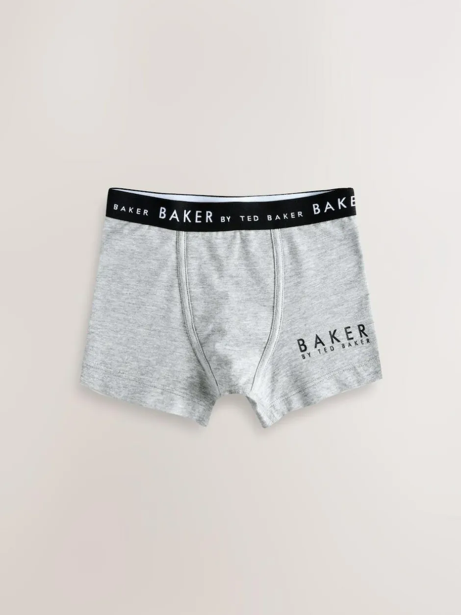 Baker by Ted Baker Boys Boxers 5 Pack Red Discount