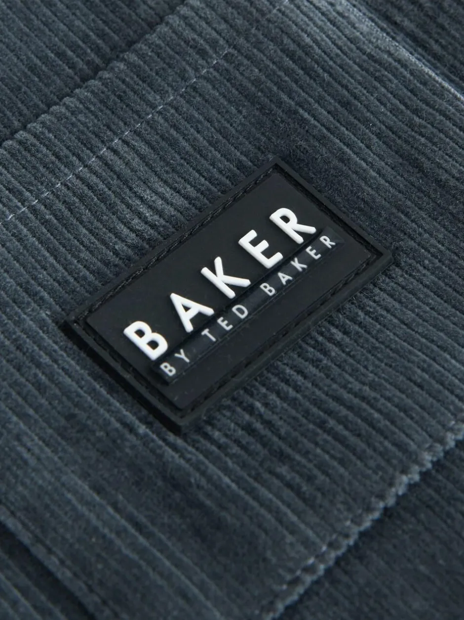 Baker by Ted Baker Charcoal Grey Cord Dungarees Set Clearance