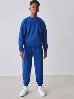 Baker by Ted Baker Cobalt Blue Oversized Sweatshirt and Joggers Set