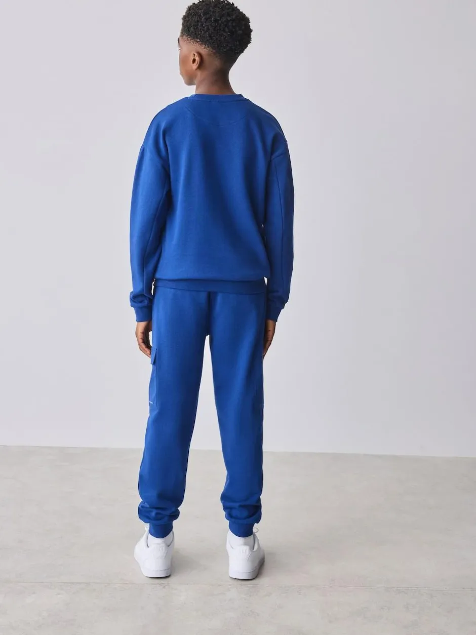 Baker by Ted Baker Cobalt Blue Oversized Sweatshirt and Joggers Set