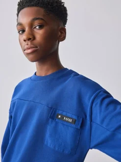 Baker by Ted Baker Cobalt Blue Oversized Sweatshirt and Joggers Set
