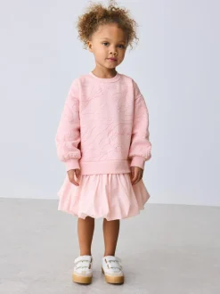 Baker by Ted Baker Corded Bubble Hem Mockable Dress Best